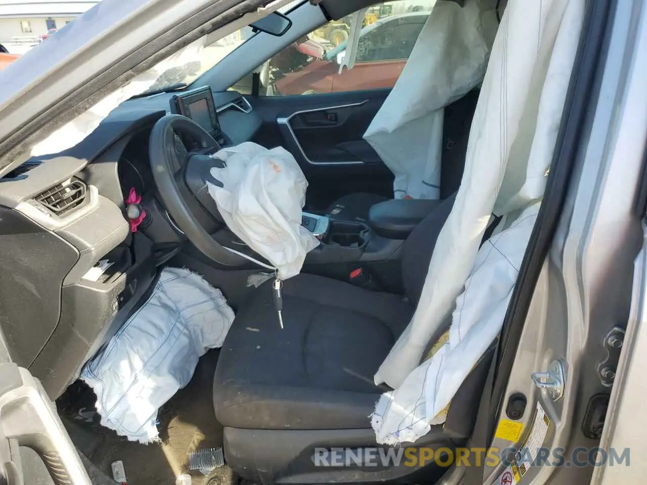7 fotografías del automóvil dañado JTMH1RFV2KD500065 TOYOTA RAV4 2019