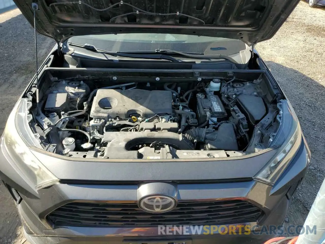 12 fotografías del automóvil dañado JTMH1RFV2KJ008864 TOYOTA RAV4 2019