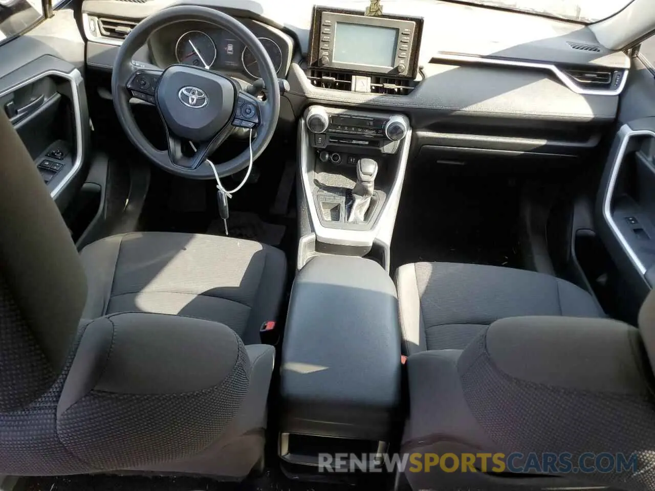 8 fotografías del automóvil dañado JTMH1RFV2KJ008864 TOYOTA RAV4 2019