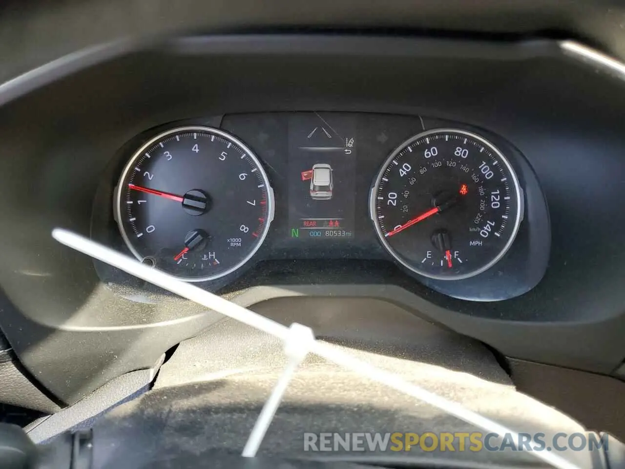 9 fotografías del automóvil dañado JTMH1RFV2KJ008864 TOYOTA RAV4 2019
