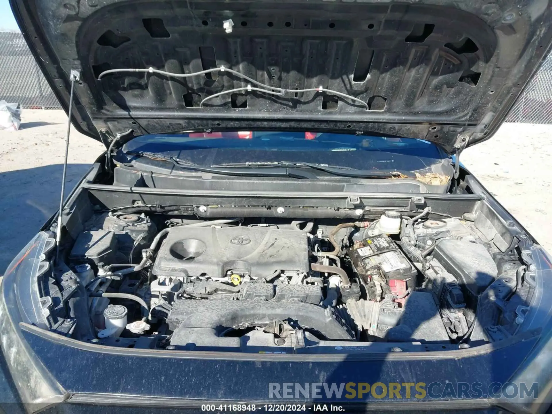 10 fotografías del automóvil dañado JTMH1RFV2KJ009531 TOYOTA RAV4 2019