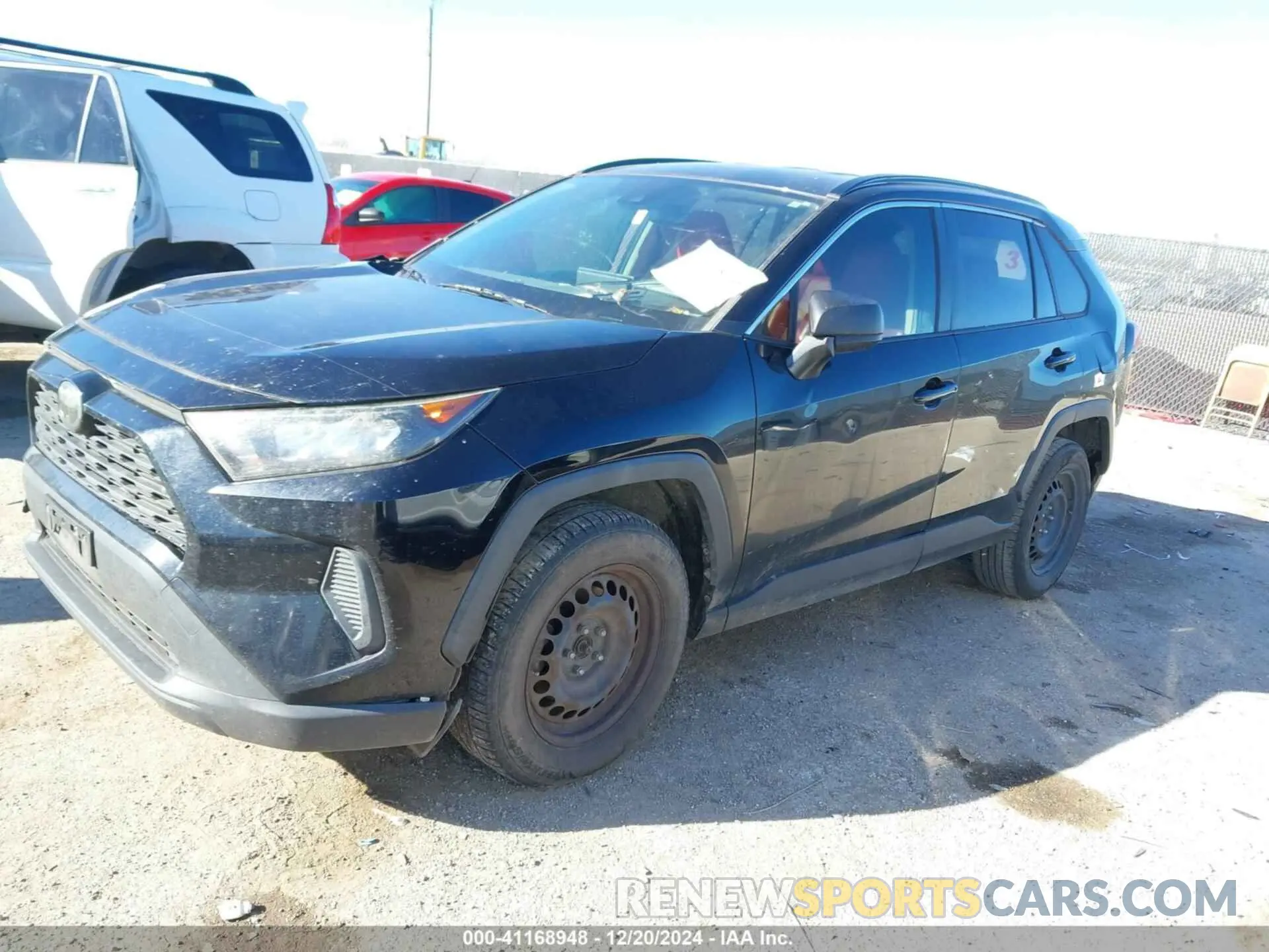 2 fotografías del automóvil dañado JTMH1RFV2KJ009531 TOYOTA RAV4 2019