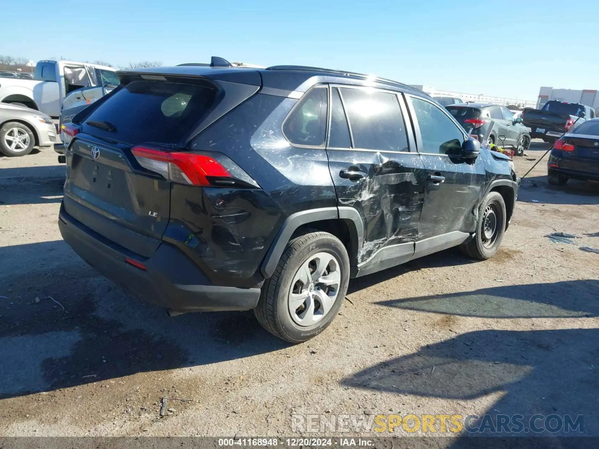 4 fotografías del automóvil dañado JTMH1RFV2KJ009531 TOYOTA RAV4 2019