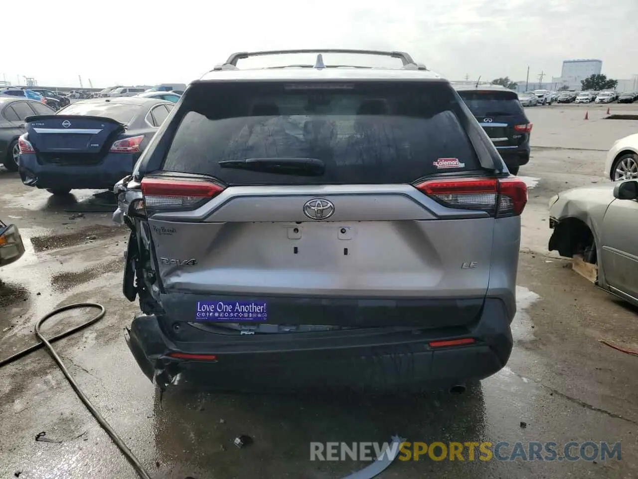 6 fotografías del automóvil dañado JTMH1RFV3KJ006346 TOYOTA RAV4 2019