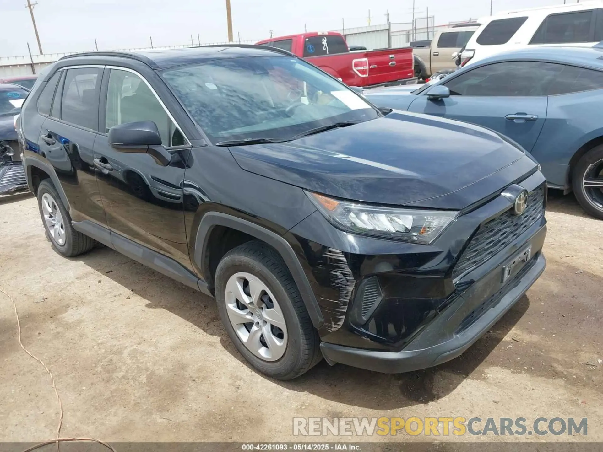 1 fotografías del automóvil dañado JTMH1RFV4KD037636 TOYOTA RAV4 2019