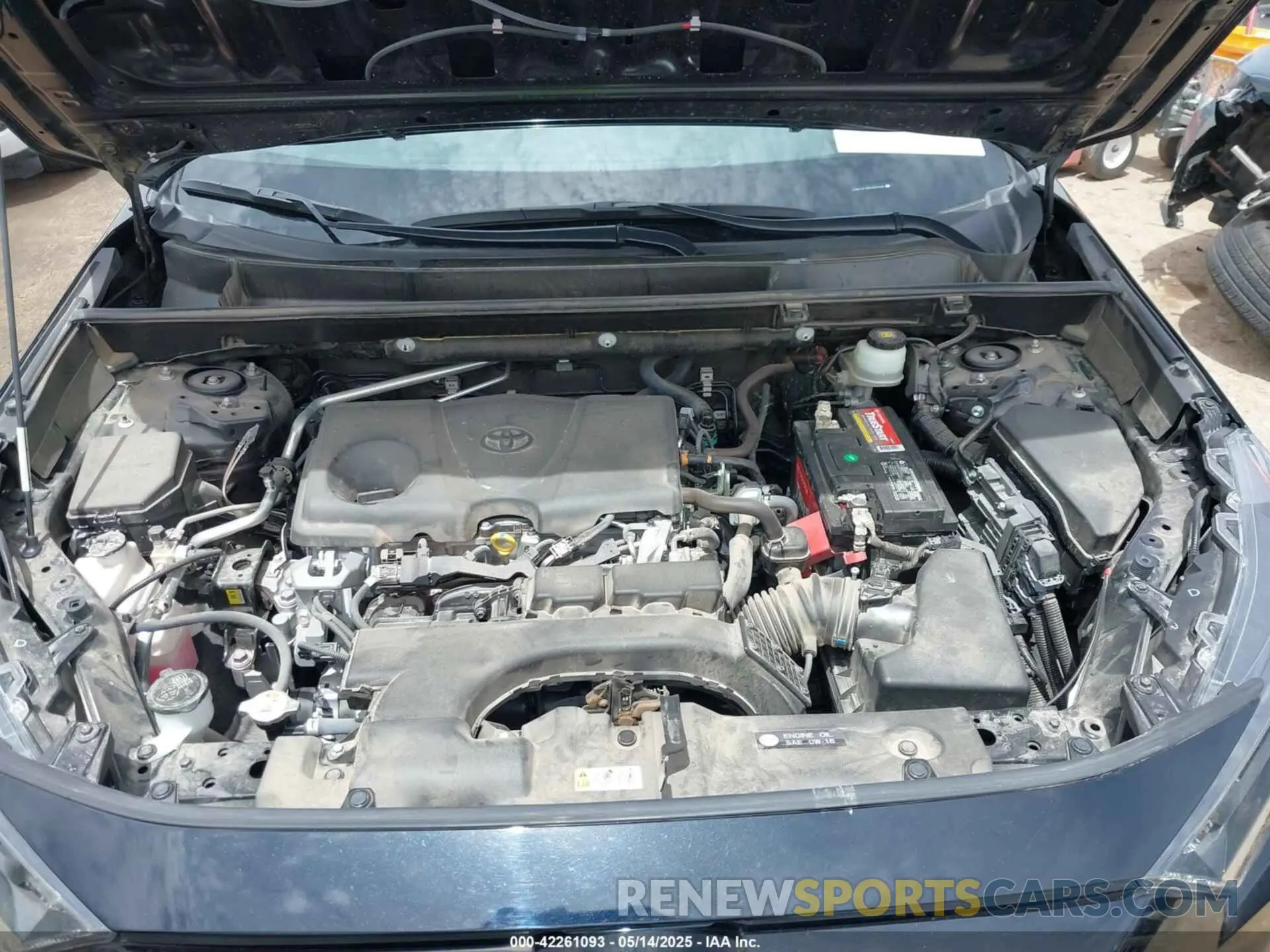 10 fotografías del automóvil dañado JTMH1RFV4KD037636 TOYOTA RAV4 2019