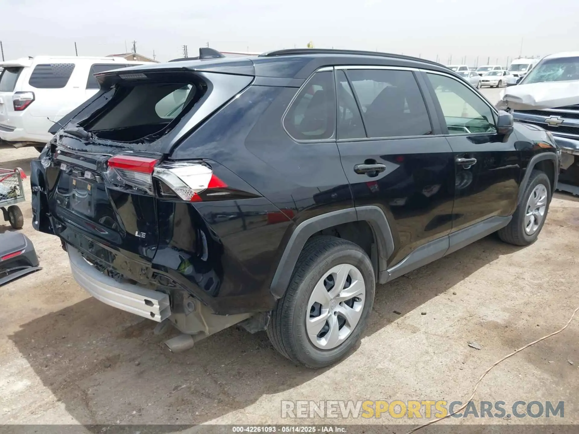 4 fotografías del automóvil dañado JTMH1RFV4KD037636 TOYOTA RAV4 2019