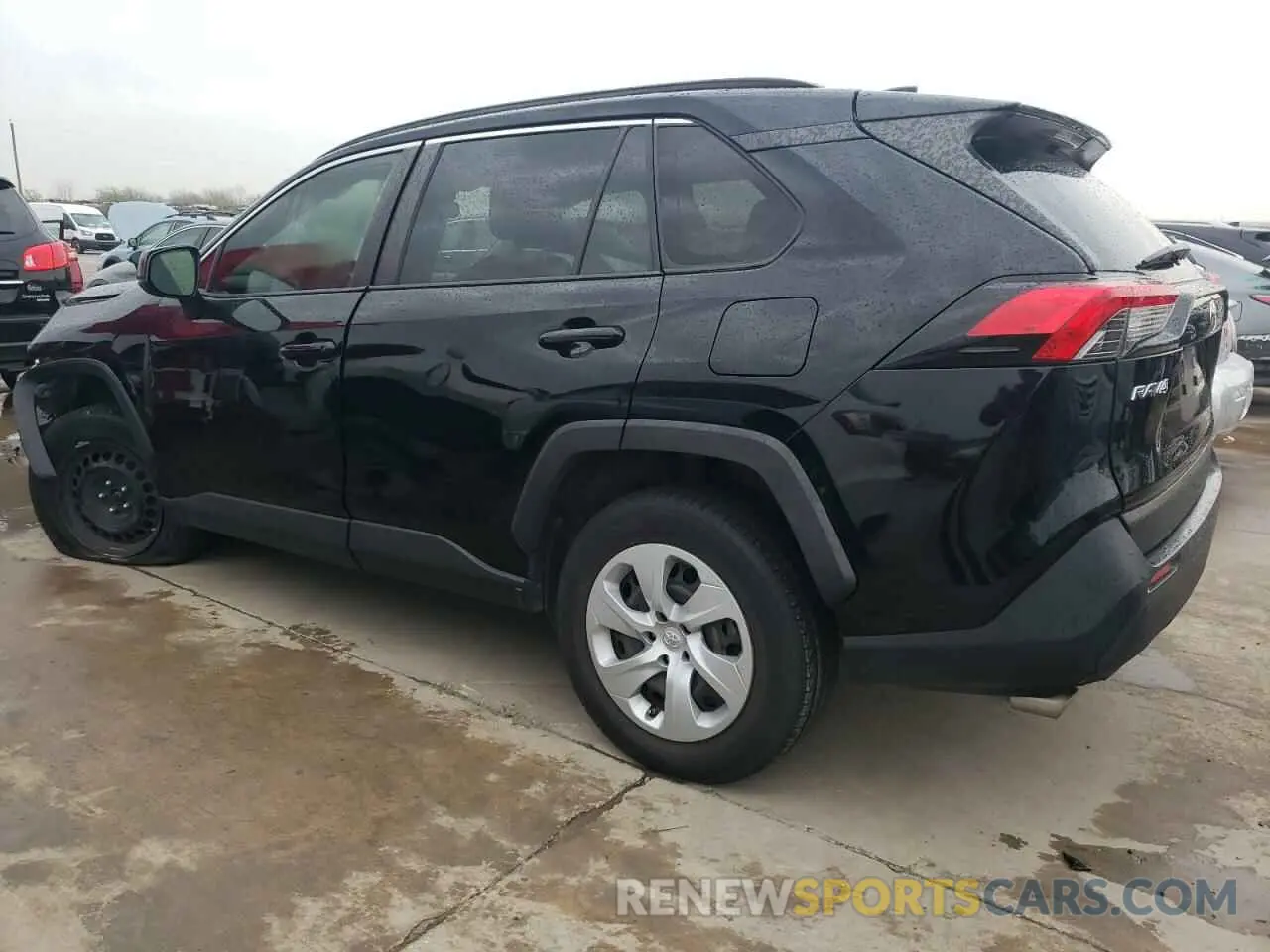 2 fotografías del automóvil dañado JTMH1RFV4KD504568 TOYOTA RAV4 2019