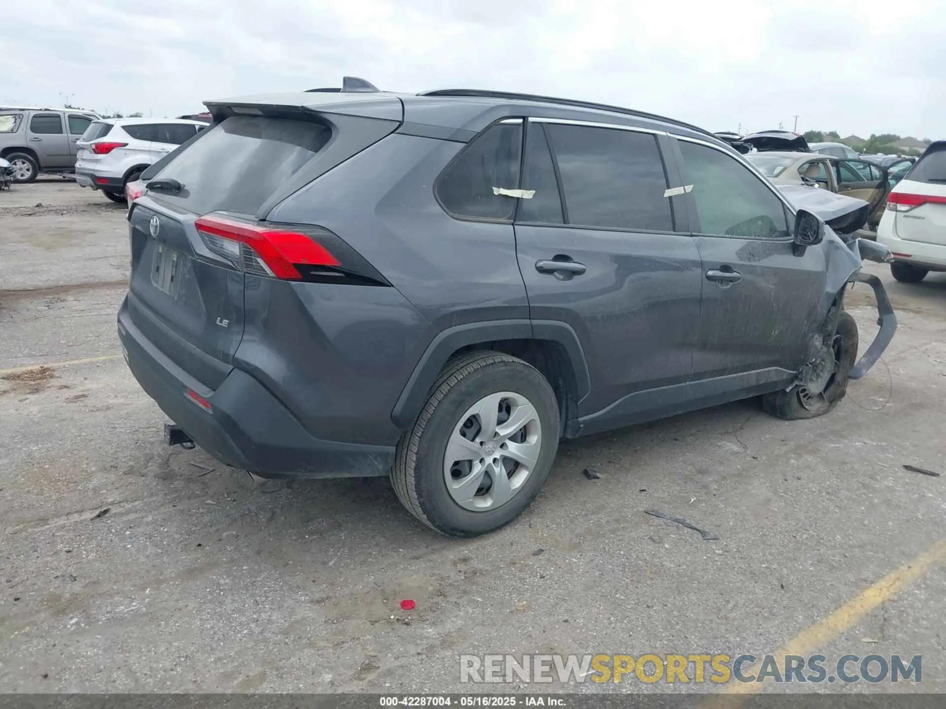 4 fotografías del automóvil dañado JTMH1RFV4KD512945 TOYOTA RAV4 2019