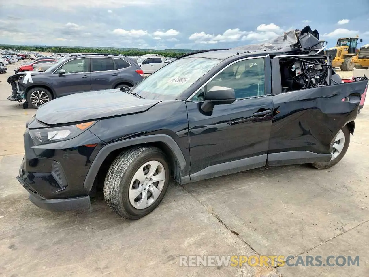 1 fotografías del automóvil dañado JTMH1RFV4KJ001219 TOYOTA RAV4 2019