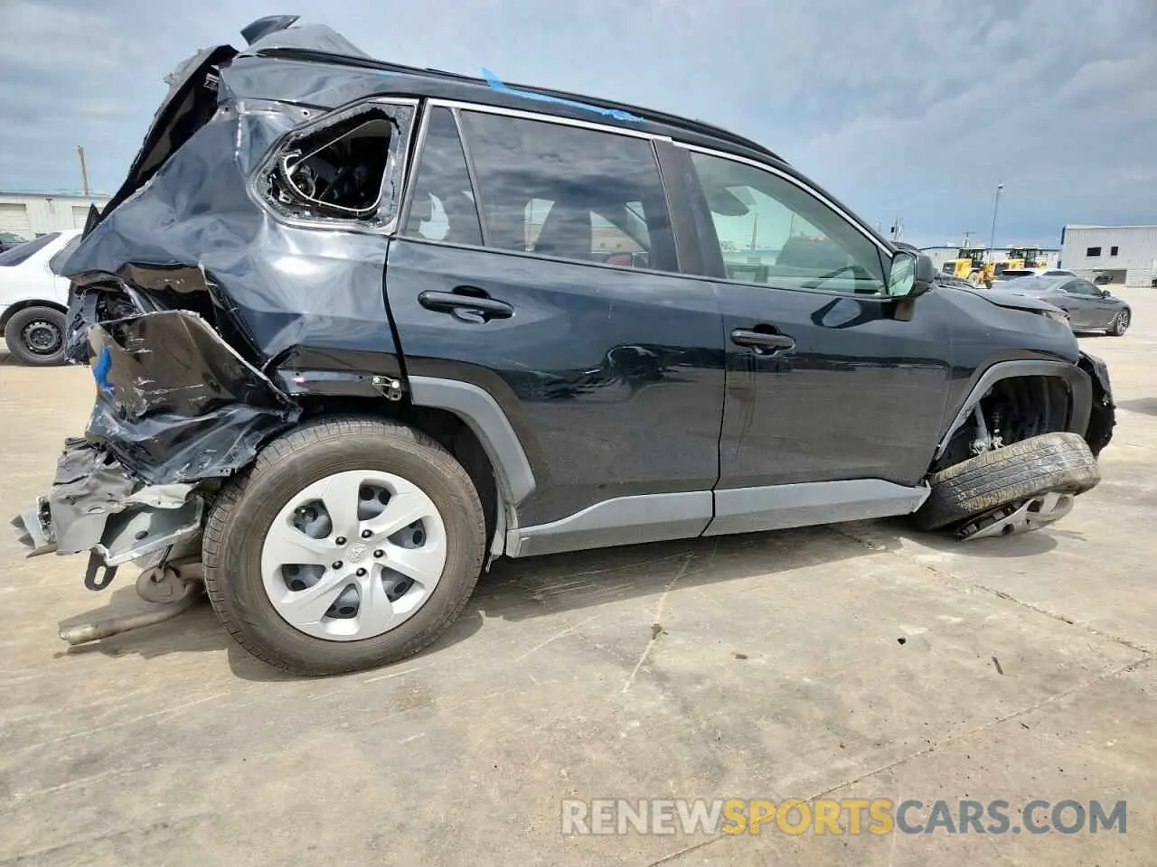 3 fotografías del automóvil dañado JTMH1RFV4KJ001219 TOYOTA RAV4 2019
