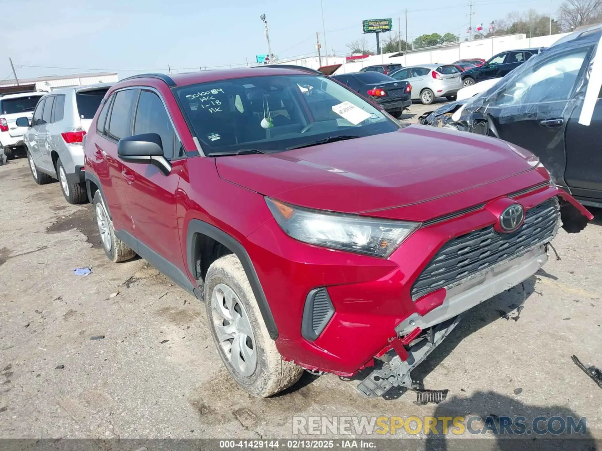 1 fotografías del automóvil dañado JTMH1RFV4KJ010972 TOYOTA RAV4 2019