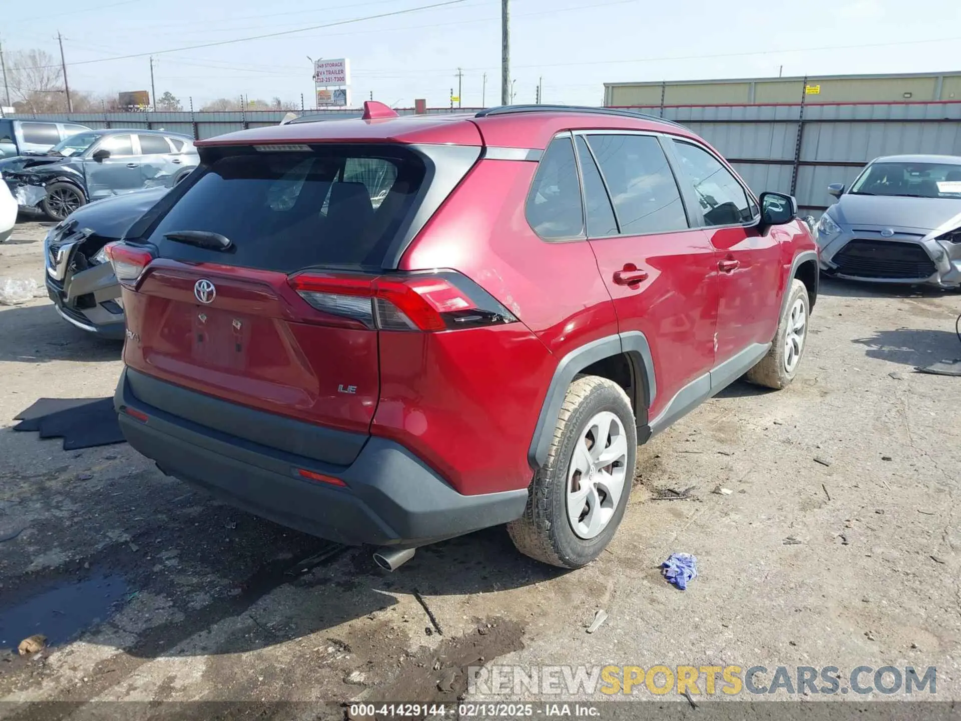 4 fotografías del automóvil dañado JTMH1RFV4KJ010972 TOYOTA RAV4 2019