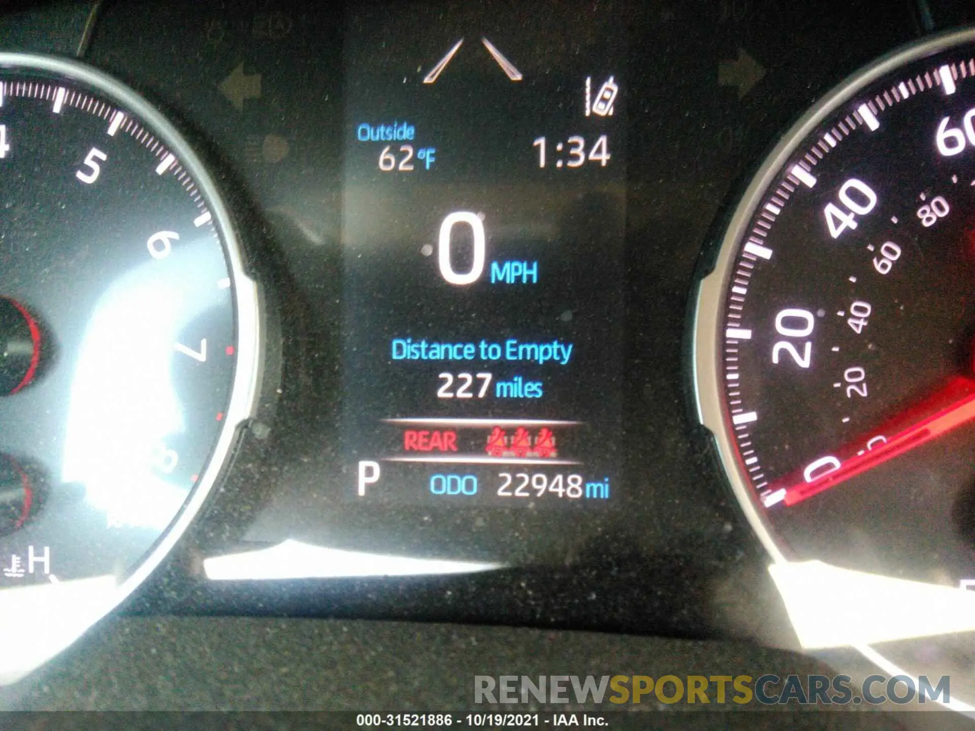 7 fotografías del automóvil dañado JTMH1RFV5KD024166 TOYOTA RAV4 2019