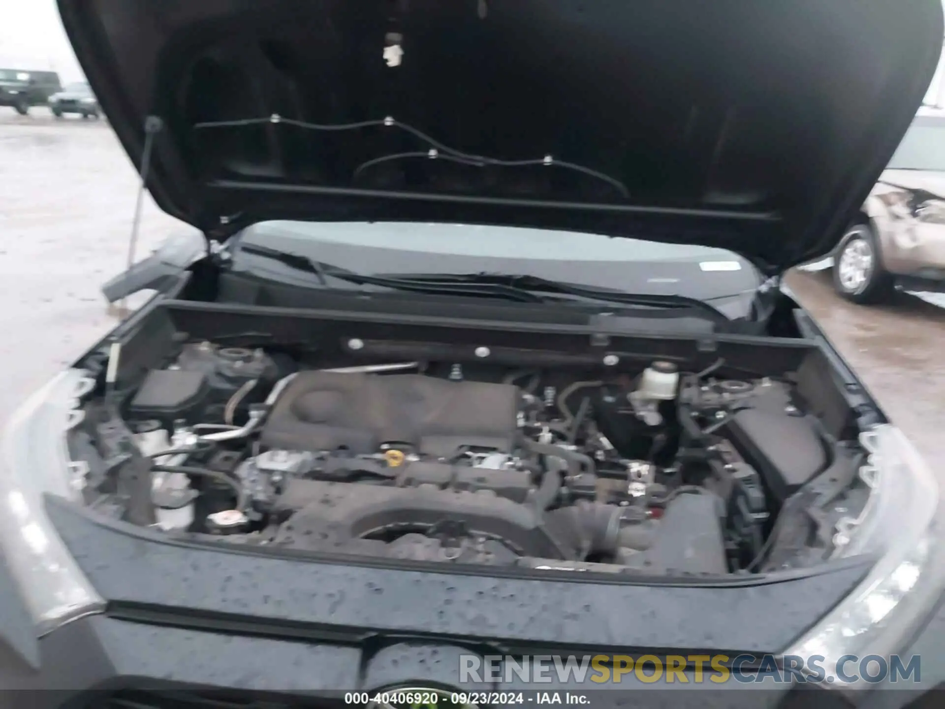 10 fotografías del automóvil dañado JTMH1RFV5KD501078 TOYOTA RAV4 2019