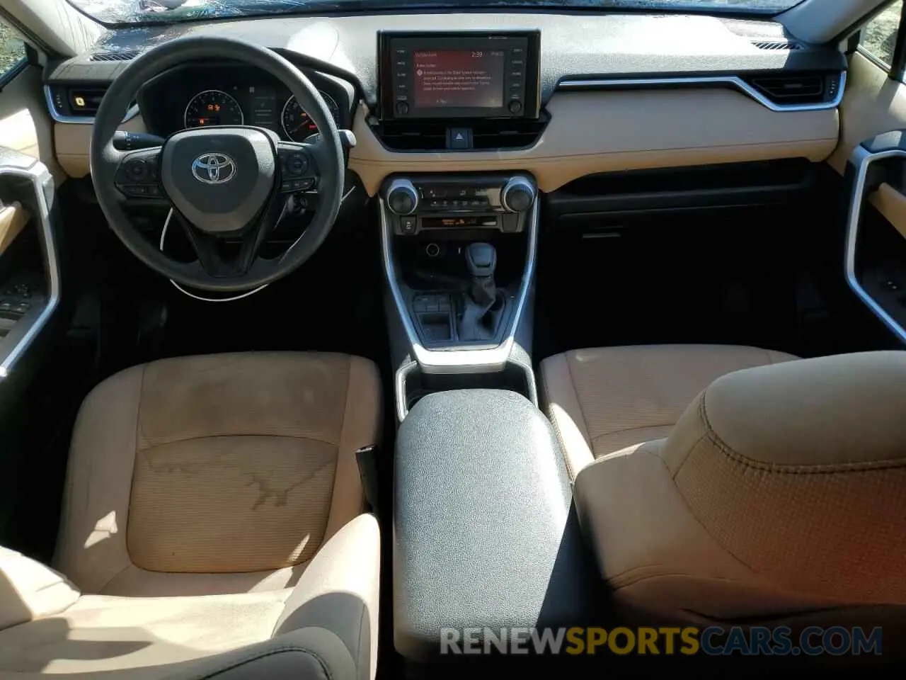 8 fotografías del automóvil dañado JTMH1RFV5KD501632 TOYOTA RAV4 2019