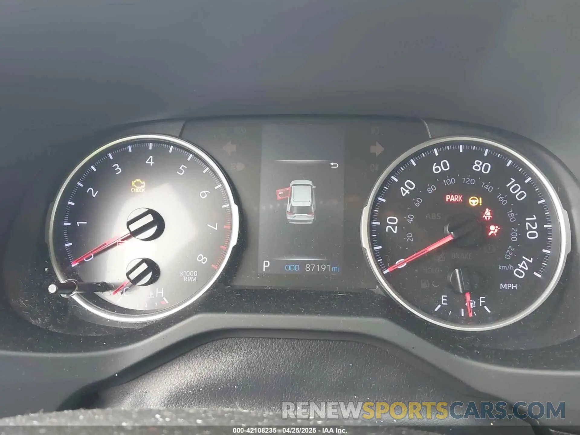 7 fotografías del automóvil dañado JTMH1RFV5KJ007238 TOYOTA RAV4 2019