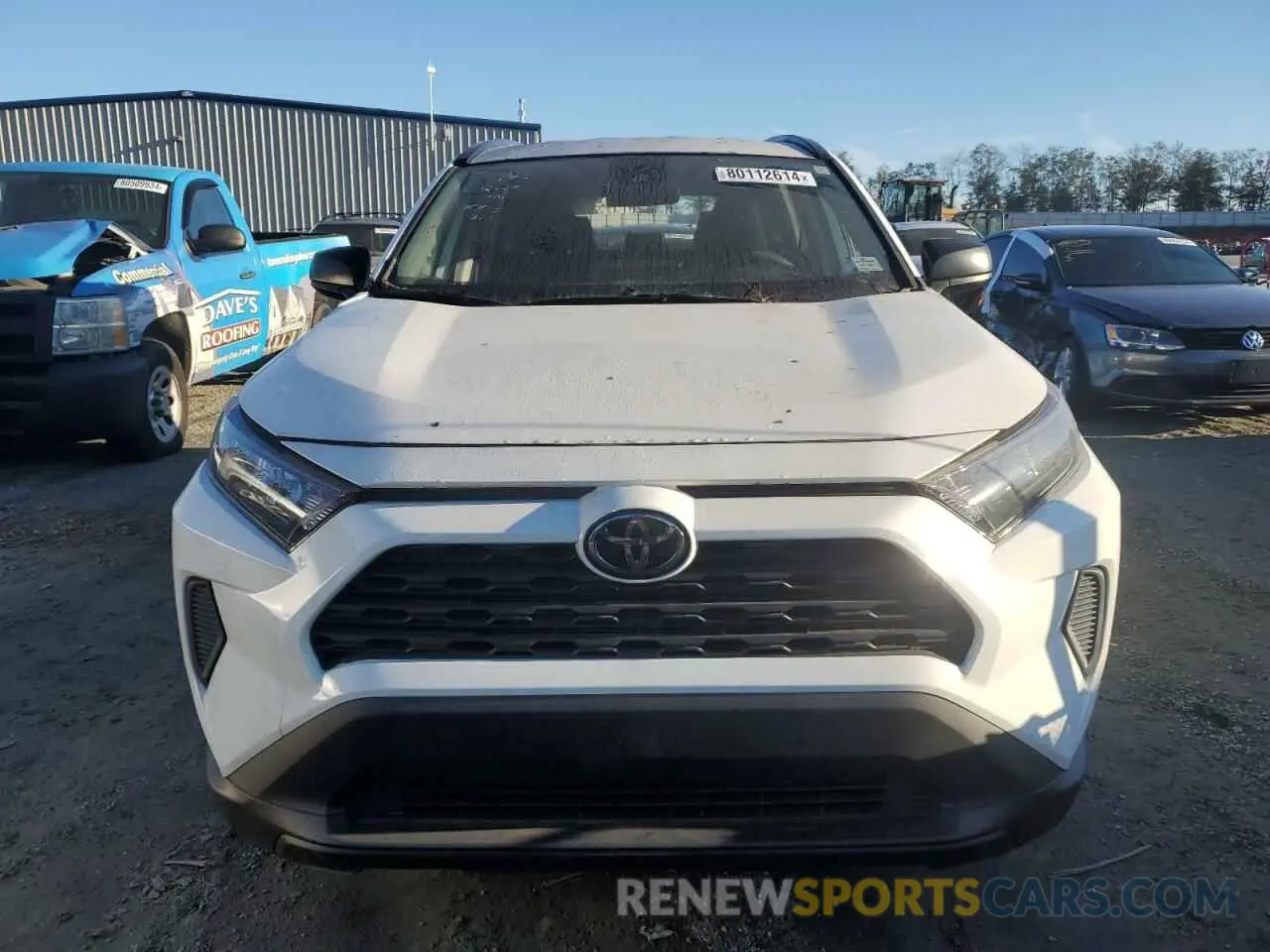 5 fotografías del automóvil dañado JTMH1RFV6KD017386 TOYOTA RAV4 2019