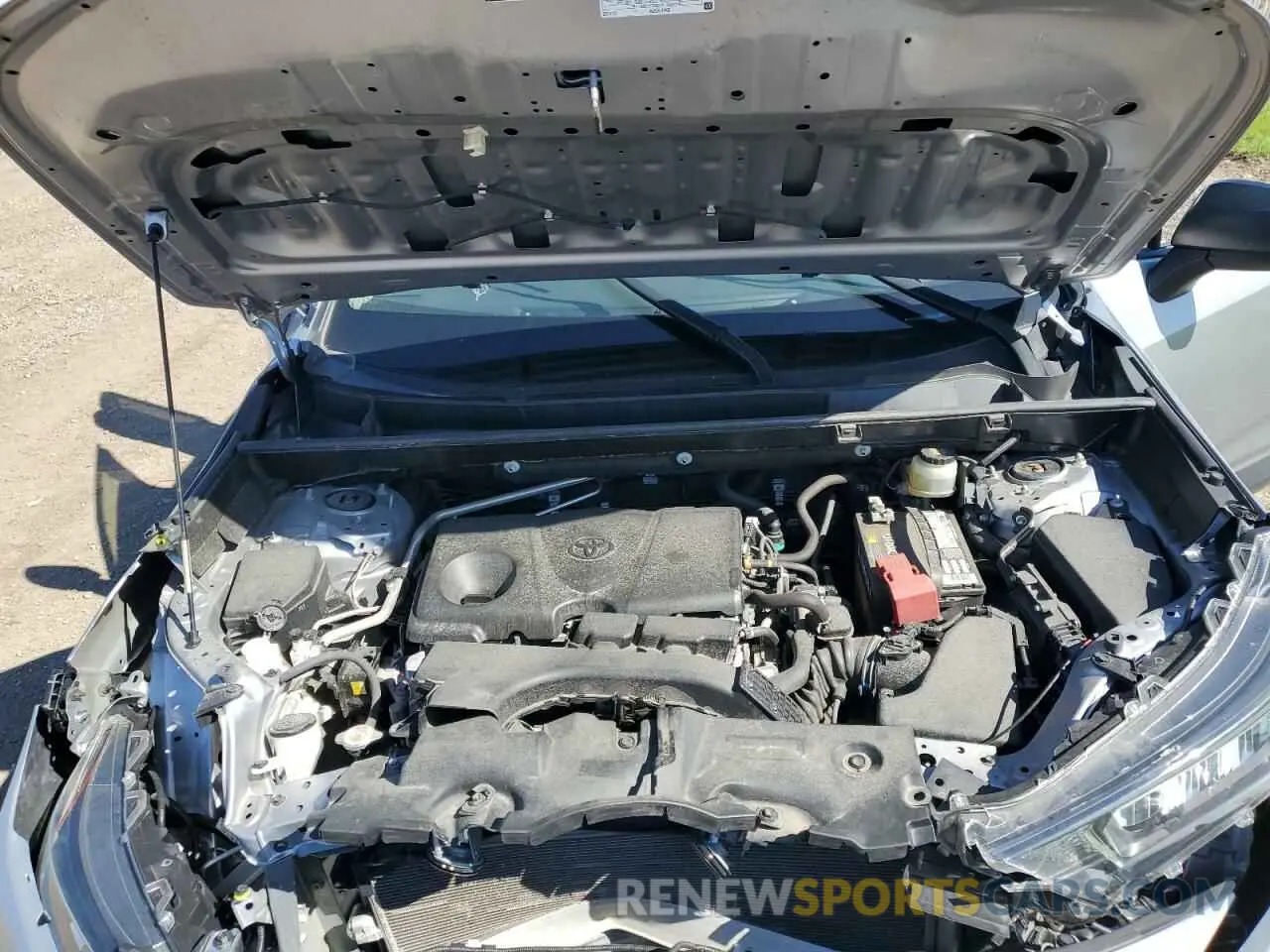 12 fotografías del automóvil dañado JTMH1RFV6KD033233 TOYOTA RAV4 2019