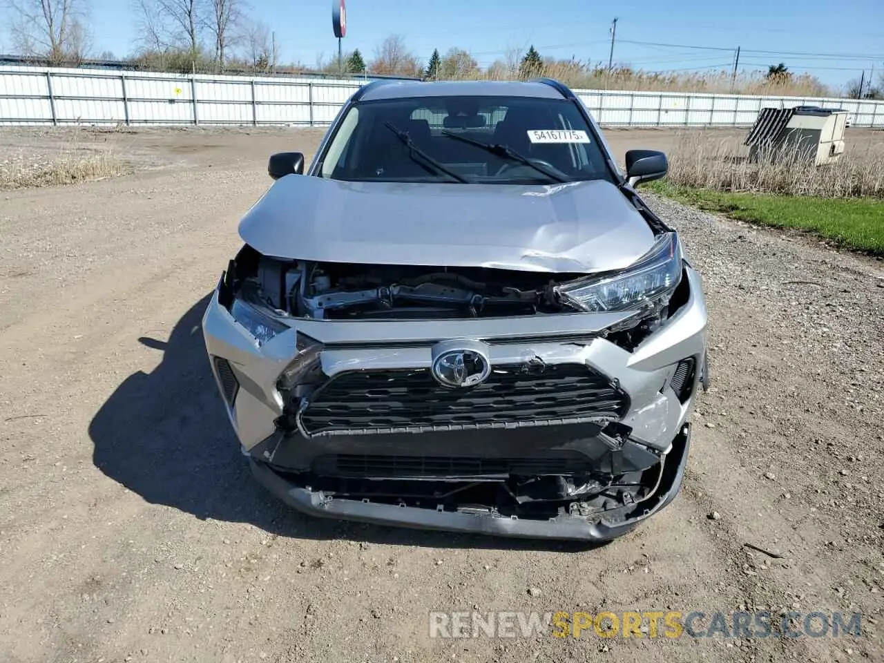 5 fotografías del automóvil dañado JTMH1RFV6KD033233 TOYOTA RAV4 2019