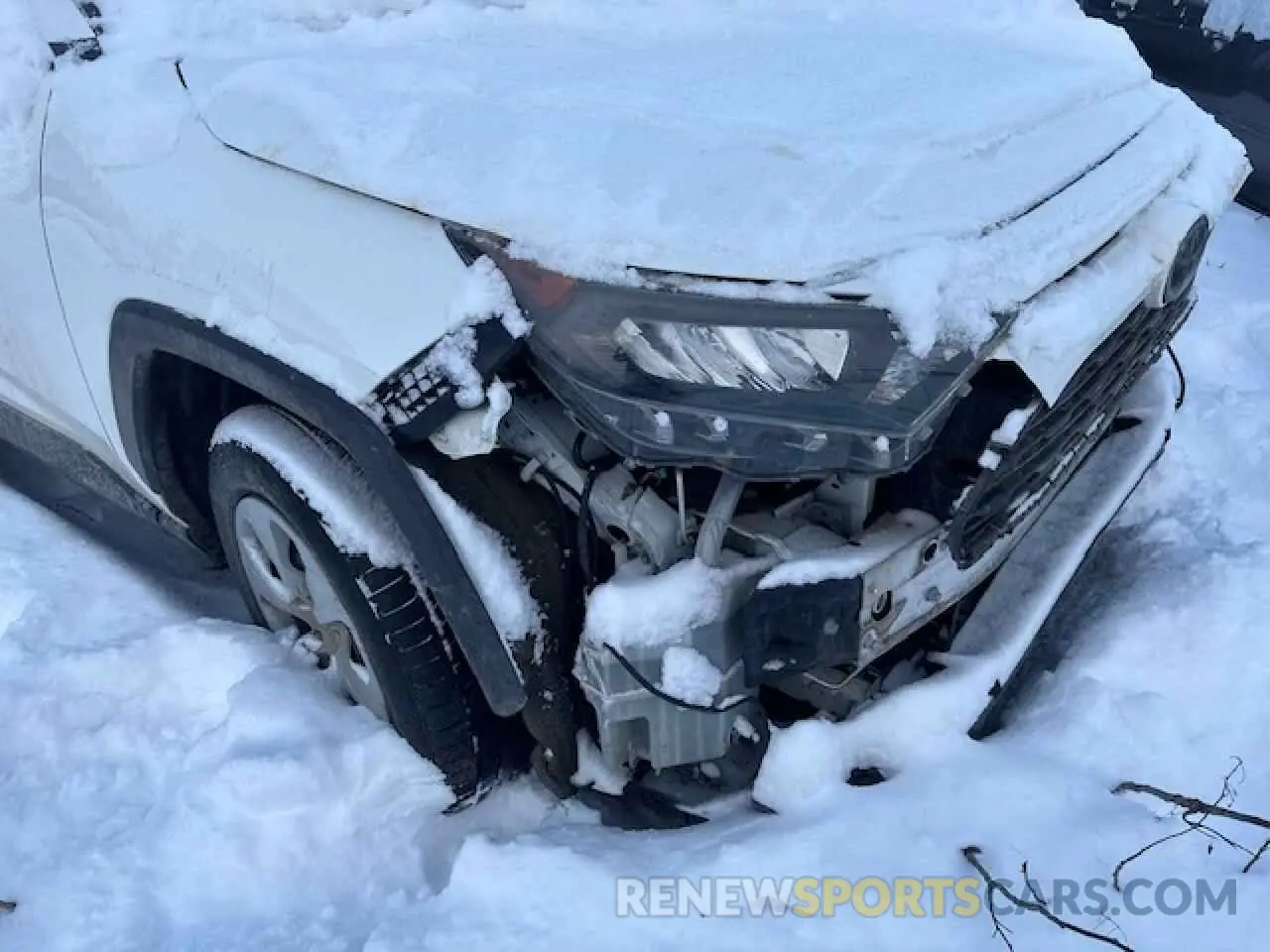 4 fotografías del automóvil dañado JTMH1RFV6KJ007894 TOYOTA RAV4 2019
