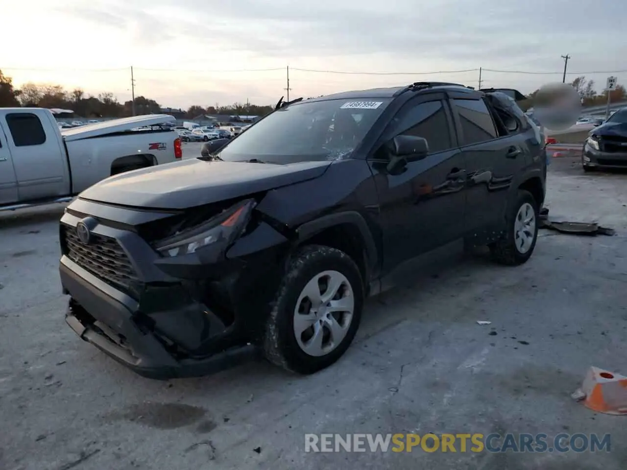 1 fotografías del automóvil dañado JTMH1RFV7KD008020 TOYOTA RAV4 2019