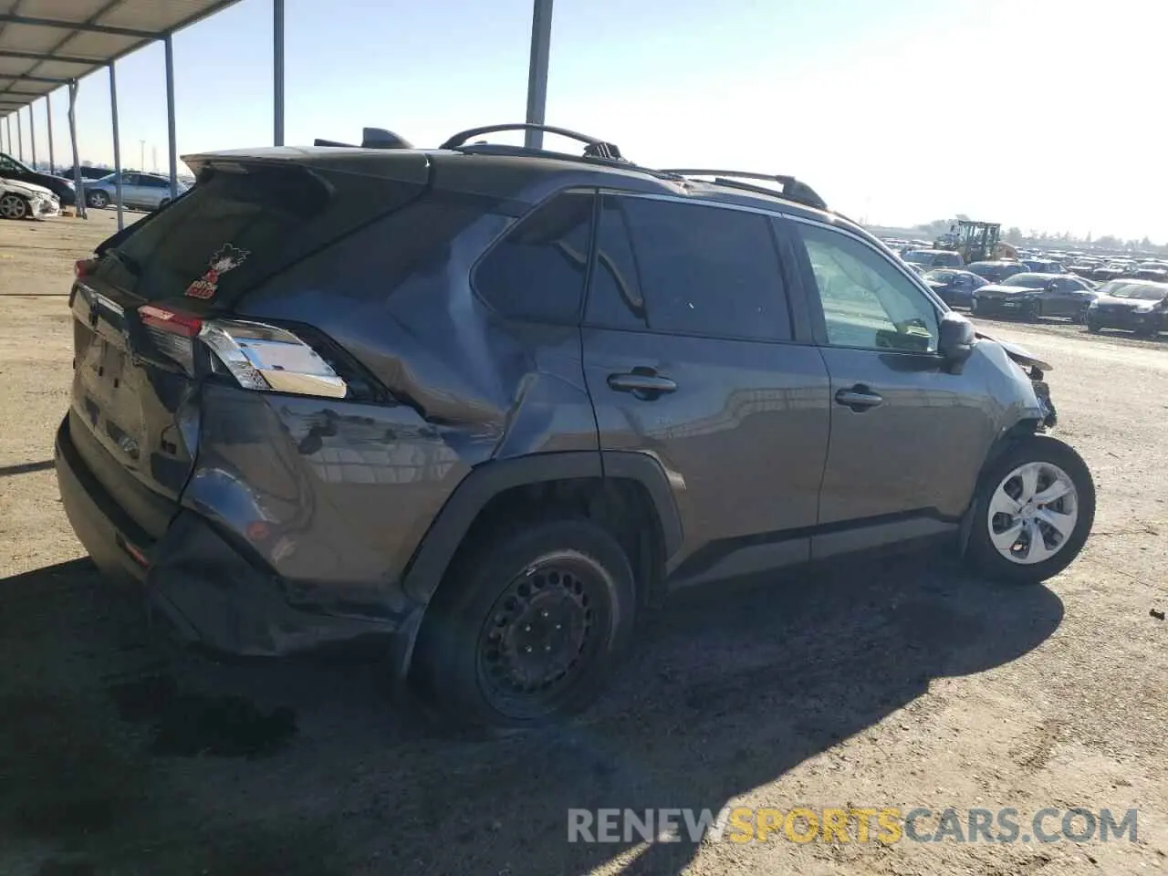 3 fotografías del automóvil dañado JTMH1RFV7KD016442 TOYOTA RAV4 2019