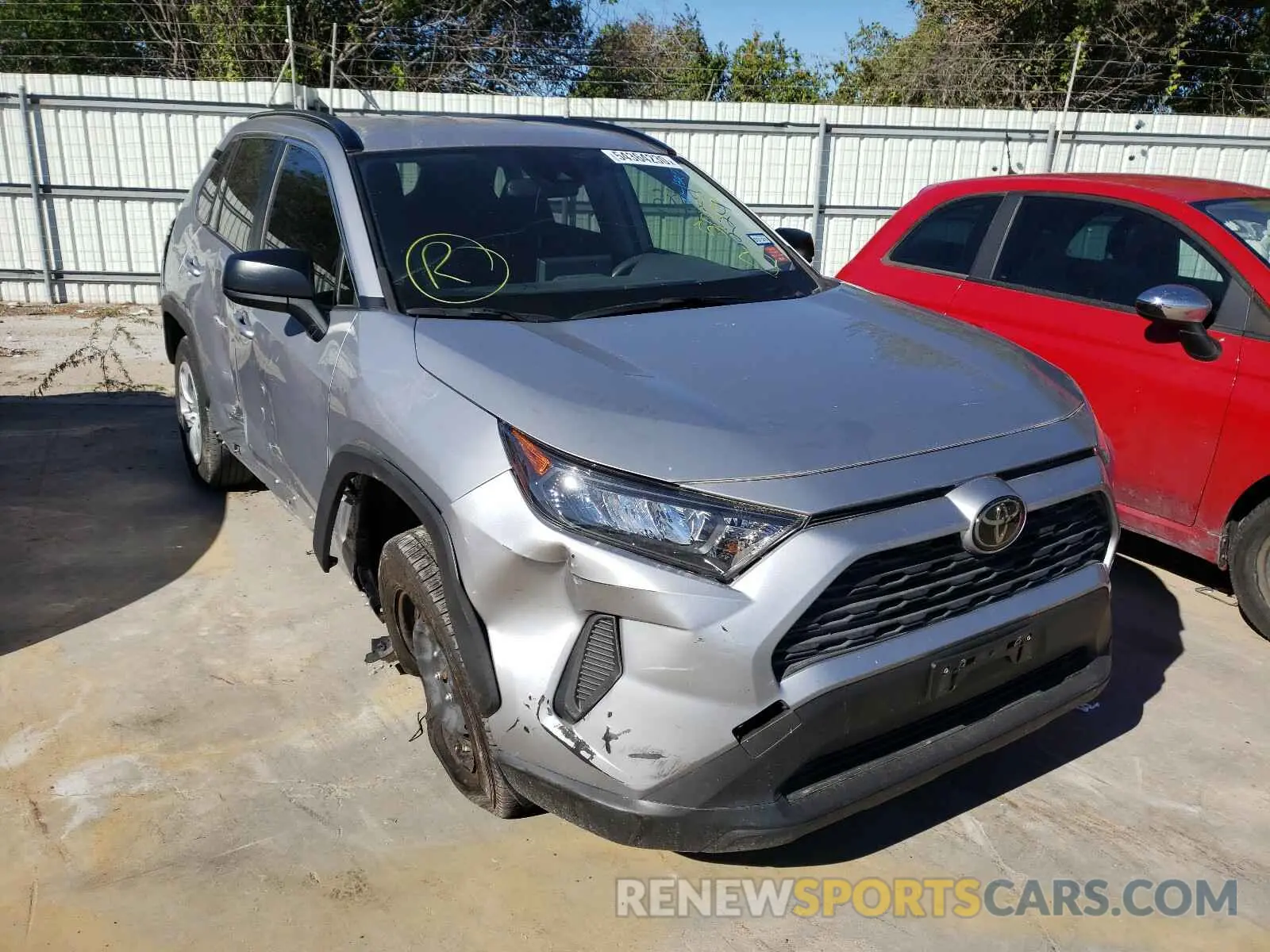 1 fotografías del automóvil dañado JTMH1RFV7KD500224 TOYOTA RAV4 2019