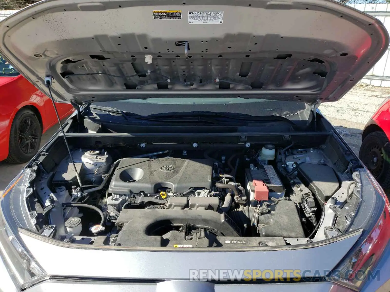 7 fotografías del automóvil dañado JTMH1RFV7KD500224 TOYOTA RAV4 2019