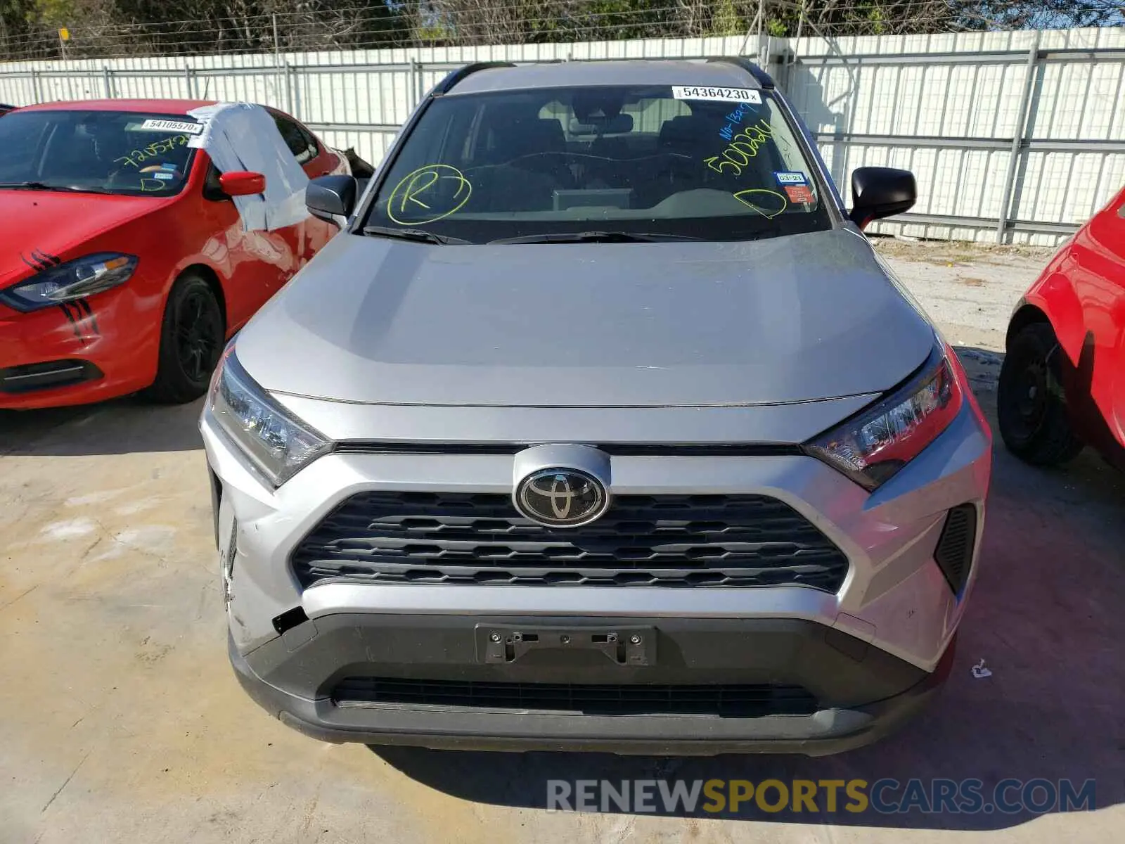 9 fotografías del automóvil dañado JTMH1RFV7KD500224 TOYOTA RAV4 2019