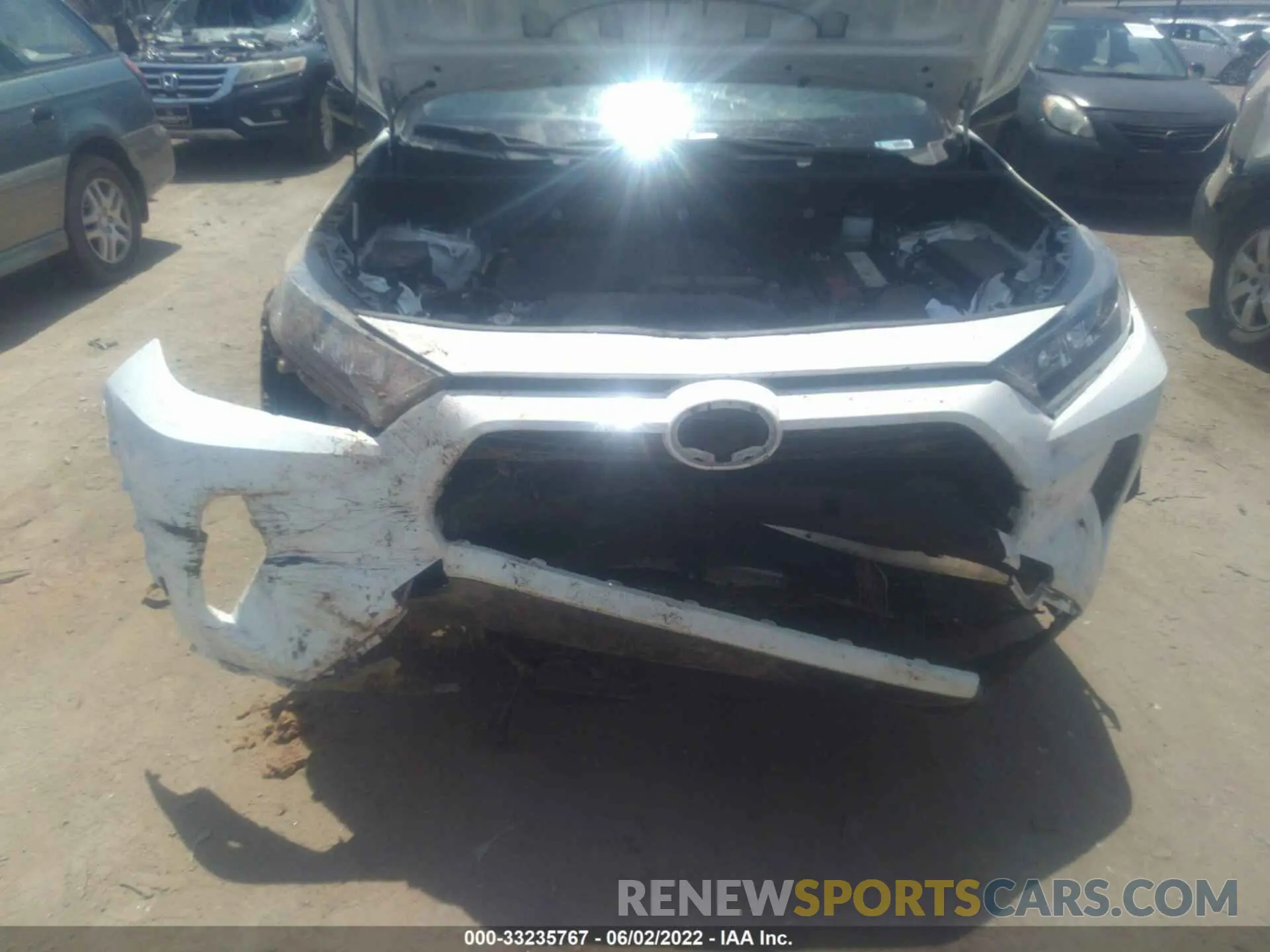 6 fotografías del automóvil dañado JTMH1RFV8KD041267 TOYOTA RAV4 2019