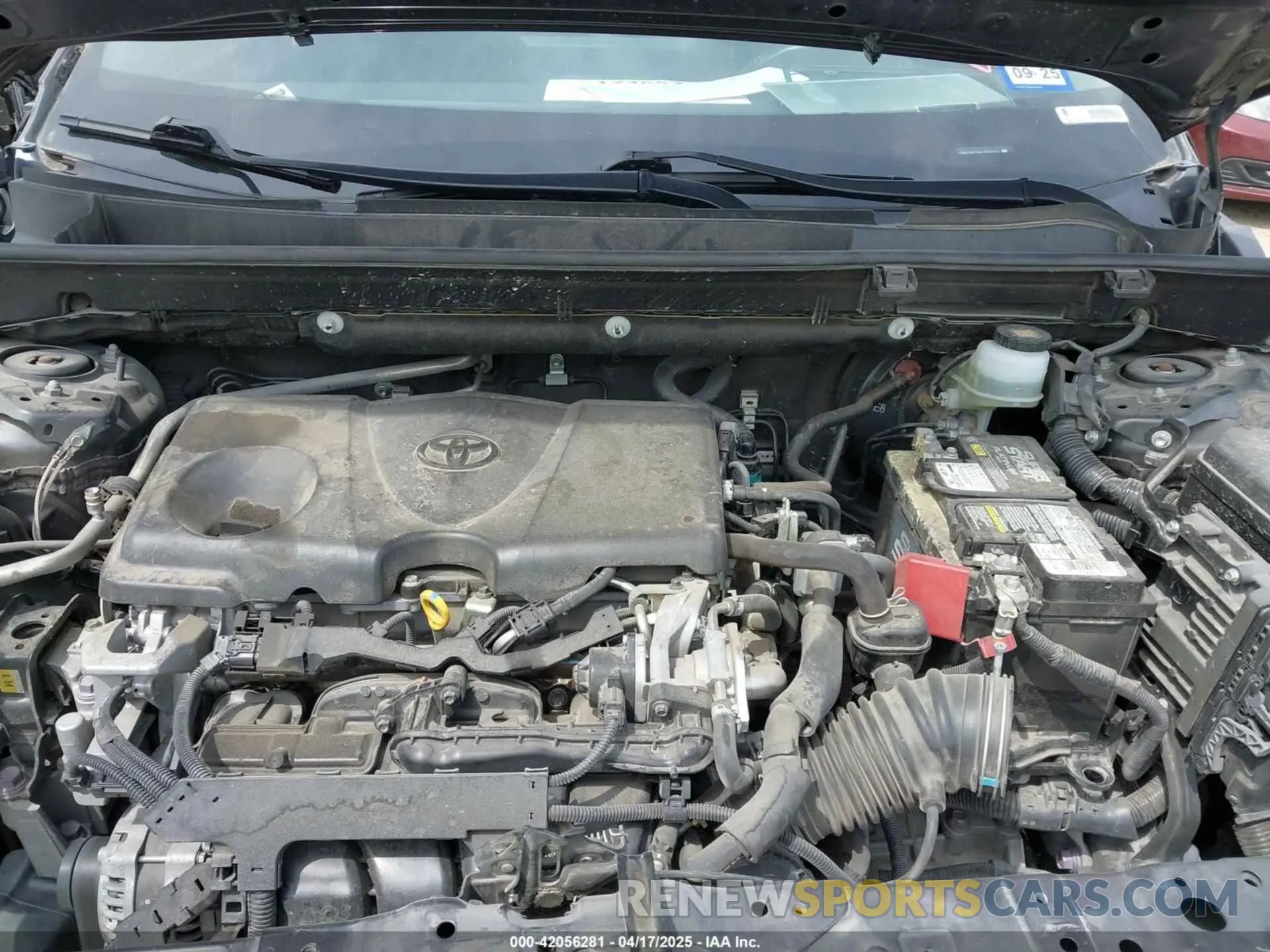 10 fotografías del automóvil dañado JTMH1RFV8KJ008304 TOYOTA RAV4 2019