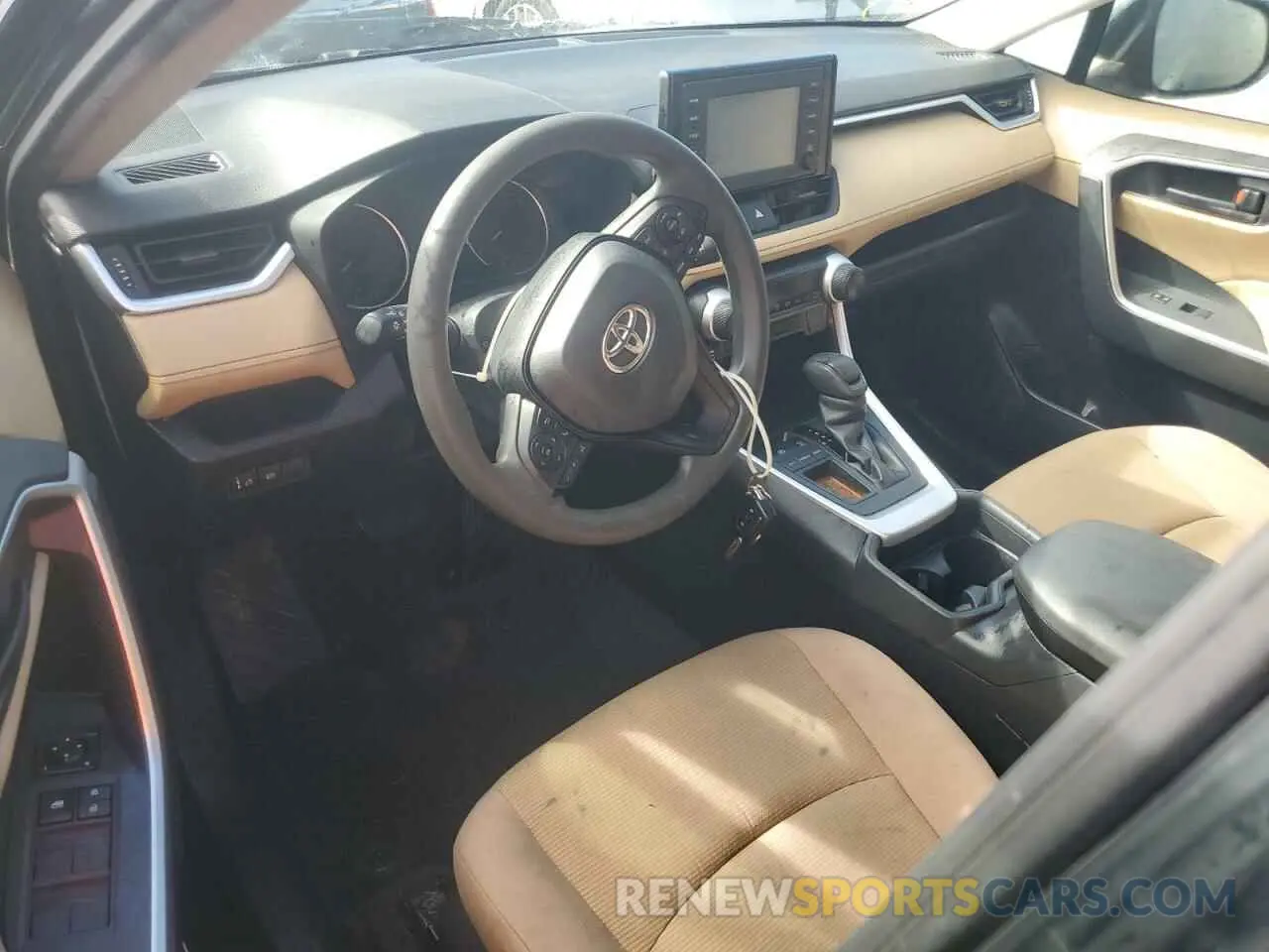 8 fotografías del automóvil dañado JTMH1RFV9KD006558 TOYOTA RAV4 2019