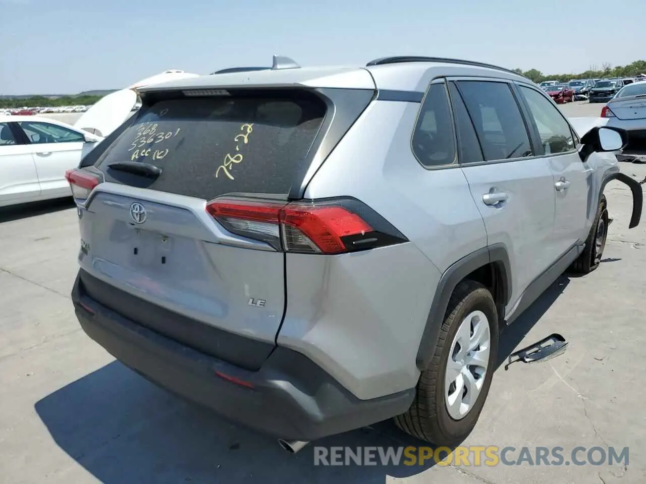 4 fotografías del automóvil dañado JTMH1RFV9KD008830 TOYOTA RAV4 2019