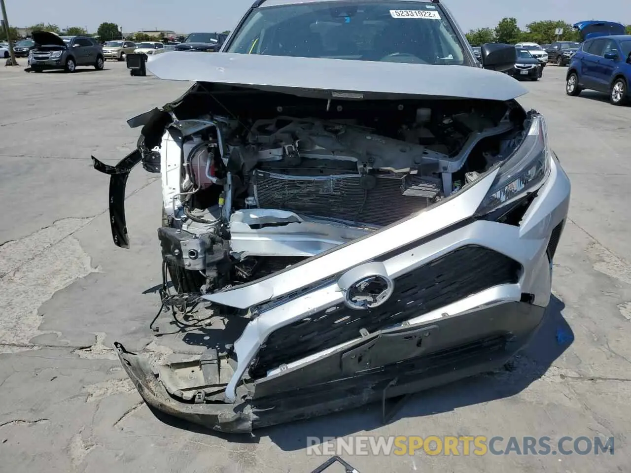 9 fotografías del automóvil dañado JTMH1RFV9KD008830 TOYOTA RAV4 2019