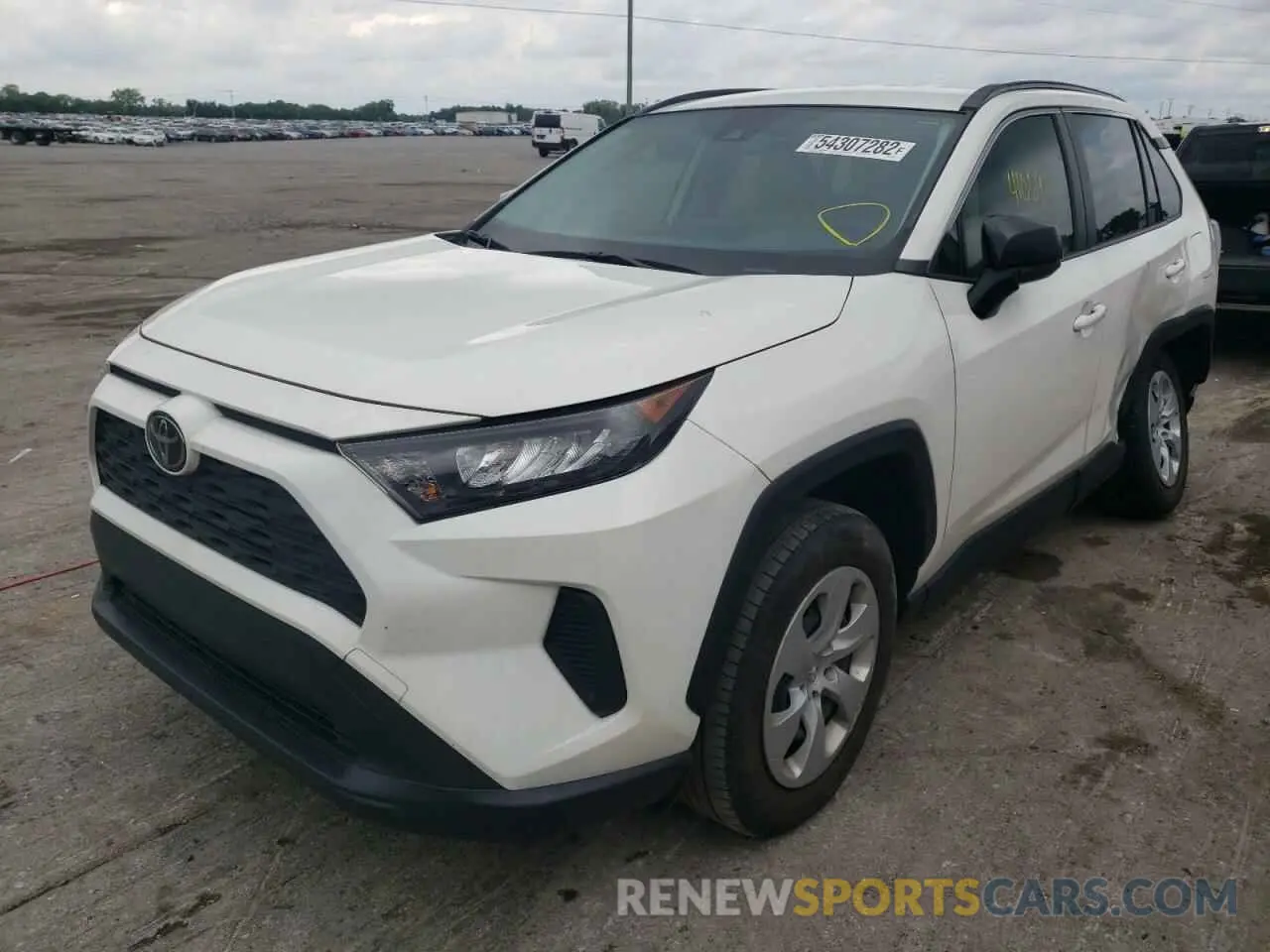 2 fotografías del automóvil dañado JTMH1RFV9KD008990 TOYOTA RAV4 2019