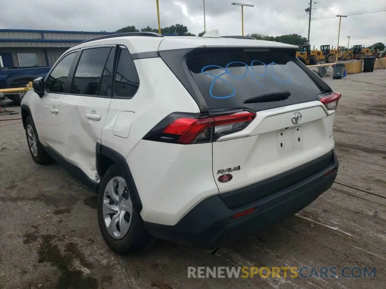 3 fotografías del automóvil dañado JTMH1RFV9KD008990 TOYOTA RAV4 2019
