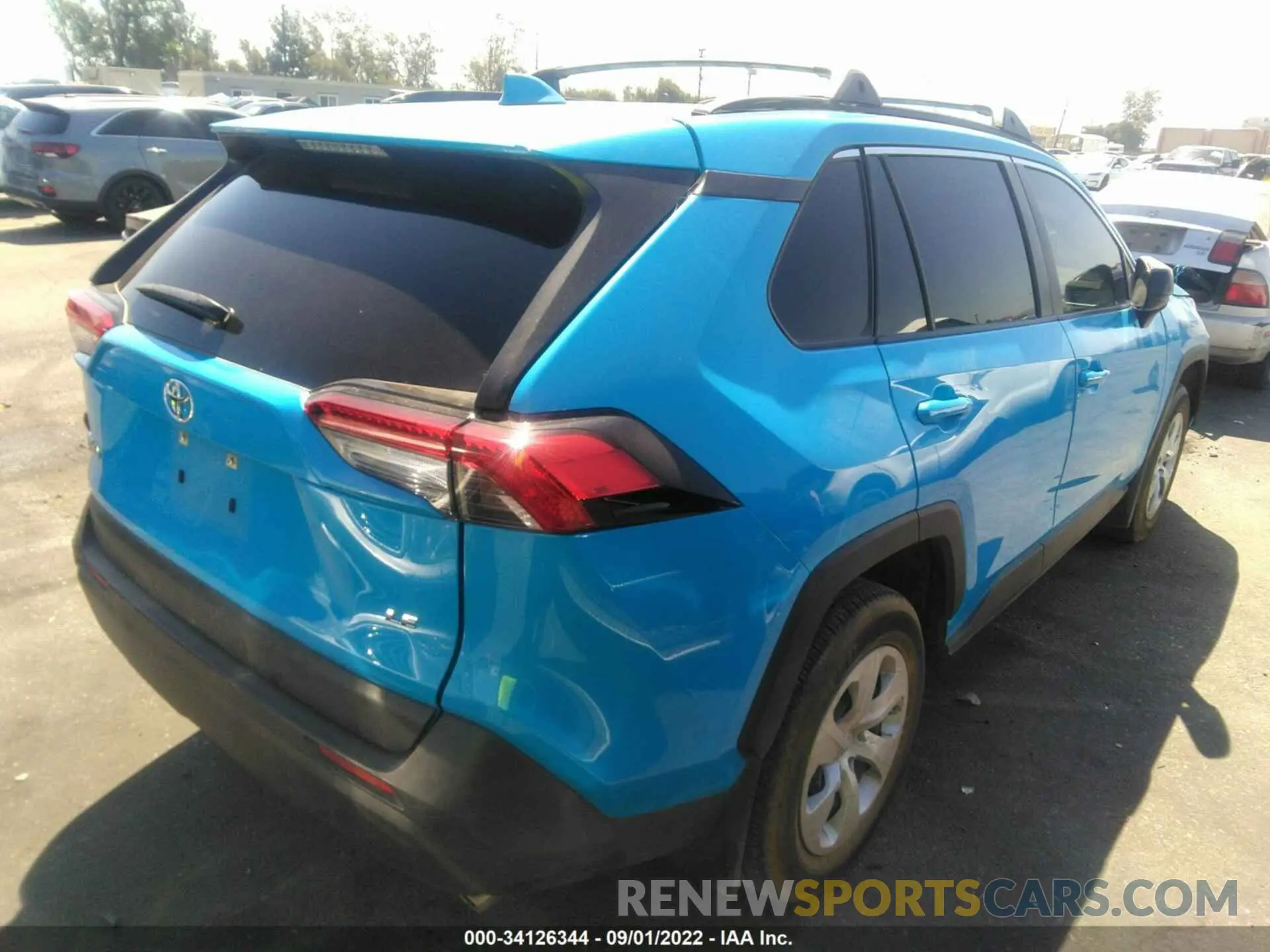 4 fotografías del automóvil dañado JTMH1RFV9KD030715 TOYOTA RAV4 2019