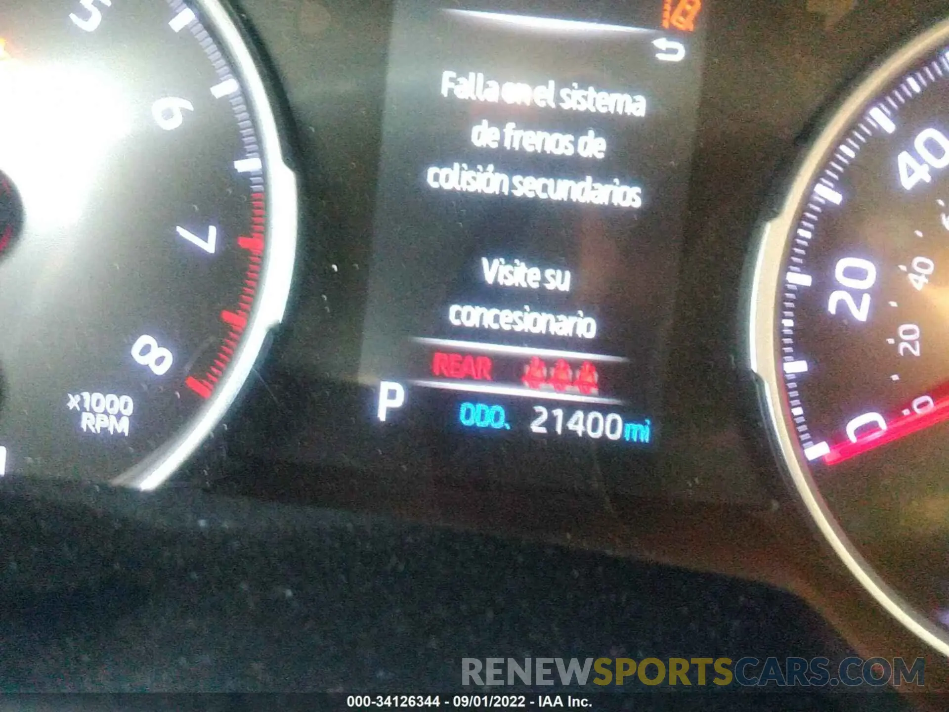 7 fotografías del automóvil dañado JTMH1RFV9KD030715 TOYOTA RAV4 2019