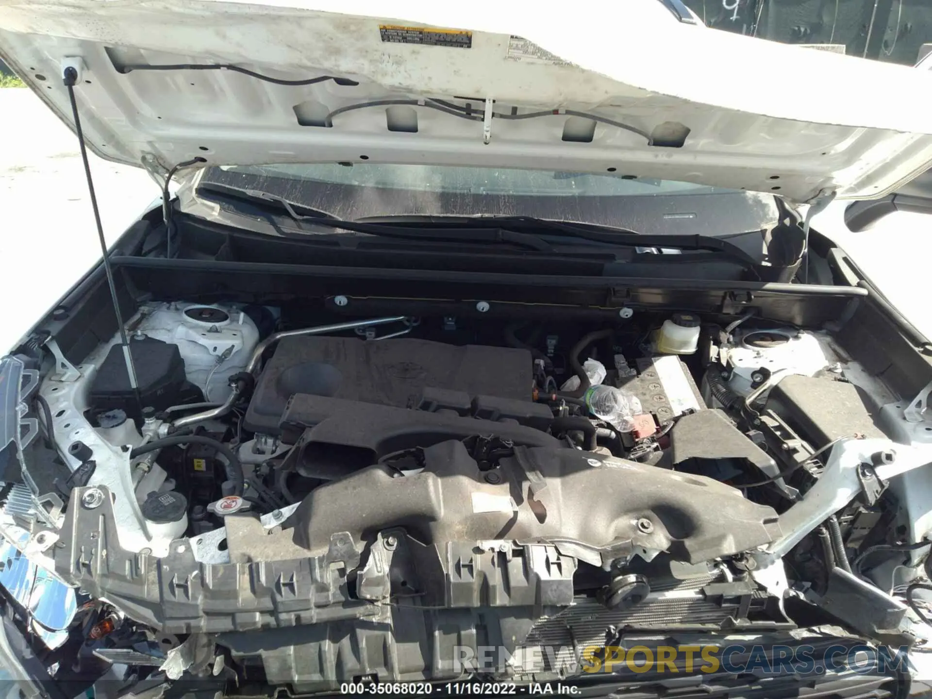 10 fotografías del automóvil dañado JTMH1RFV9KD514349 TOYOTA RAV4 2019