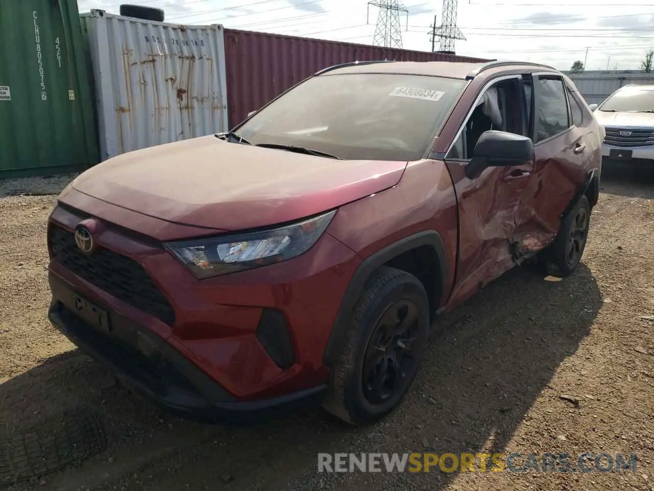 1 fotografías del automóvil dañado JTMH1RFVXKD018623 TOYOTA RAV4 2019