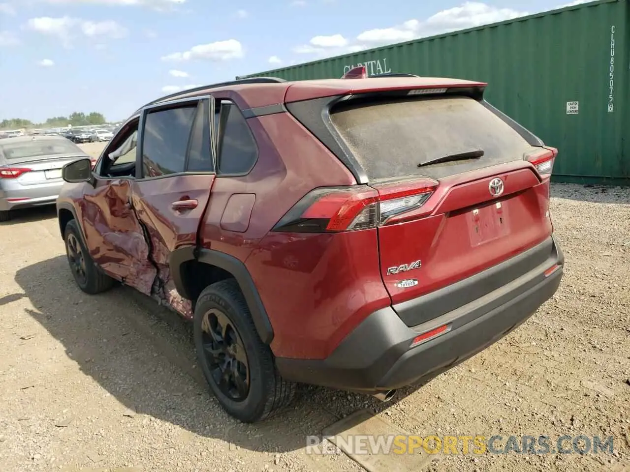 2 fotografías del automóvil dañado JTMH1RFVXKD018623 TOYOTA RAV4 2019