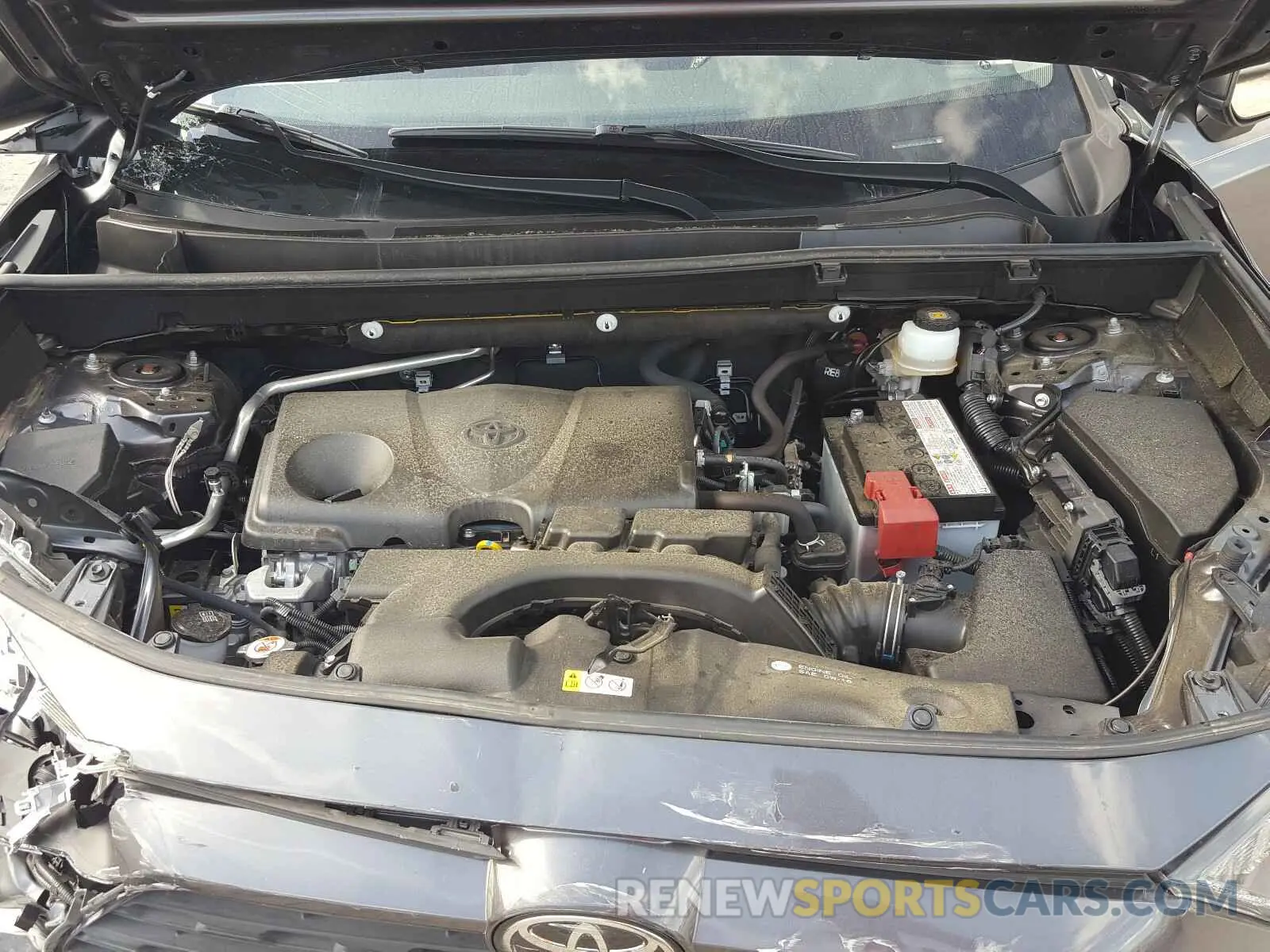 7 fotografías del automóvil dañado JTMH1RFVXKJ007591 TOYOTA RAV4 2019