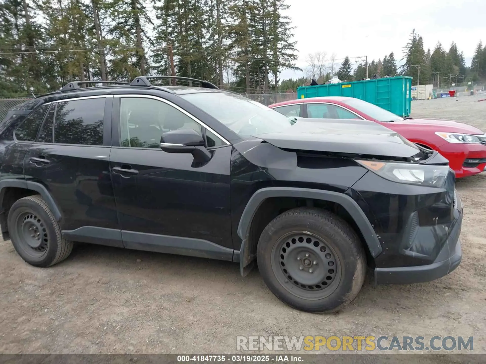 13 fotografías del automóvil dañado JTMK1RFV1KD002199 TOYOTA RAV4 2019