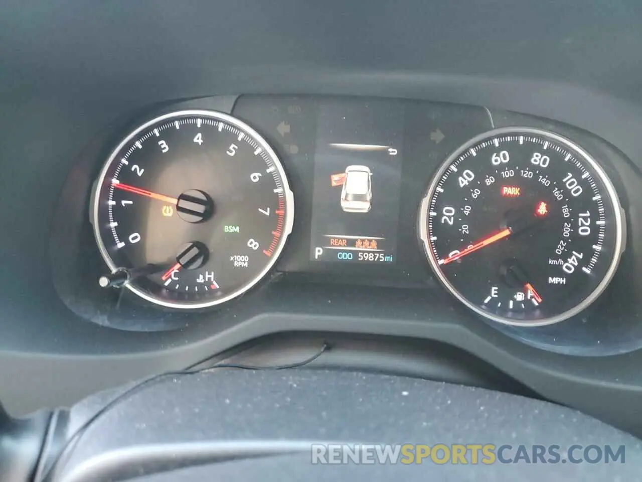 9 fotografías del automóvil dañado JTMK1RFV2KJ006439 TOYOTA RAV4 2019