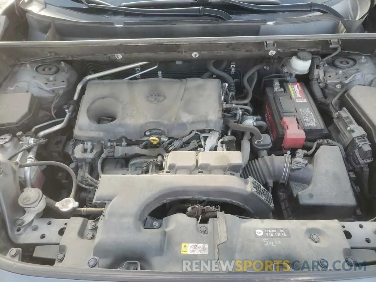 12 fotografías del automóvil dañado JTMK1RFV3KD040856 TOYOTA RAV4 2019
