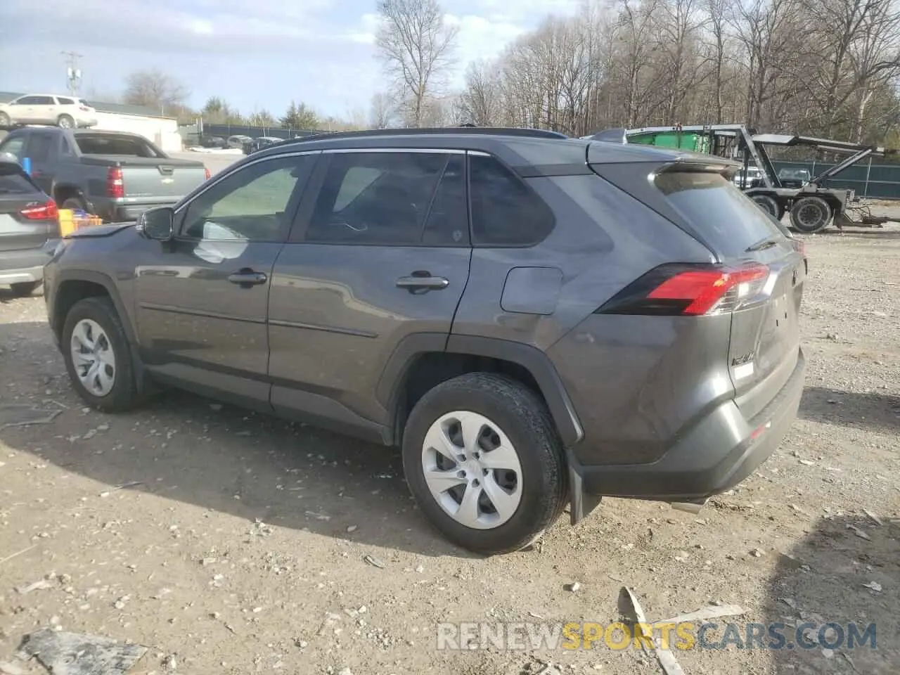2 fotografías del automóvil dañado JTMK1RFV3KD040856 TOYOTA RAV4 2019