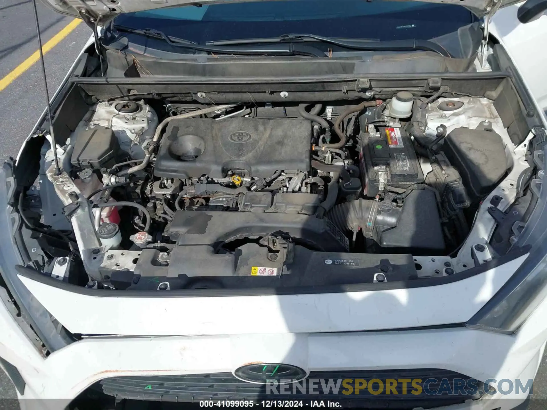 10 fotografías del automóvil dañado JTMK1RFV4KD030563 TOYOTA RAV4 2019