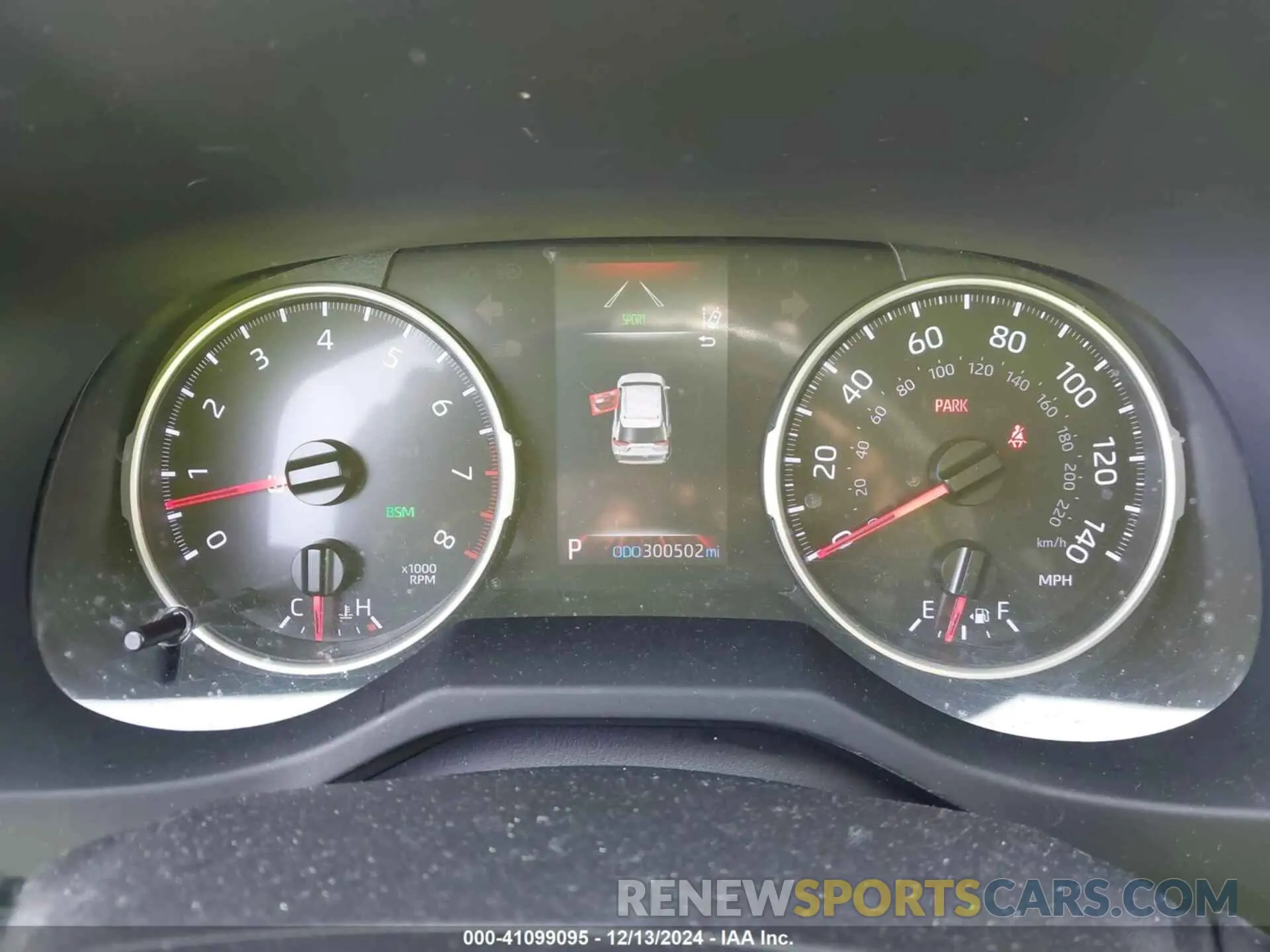 7 fotografías del automóvil dañado JTMK1RFV4KD030563 TOYOTA RAV4 2019