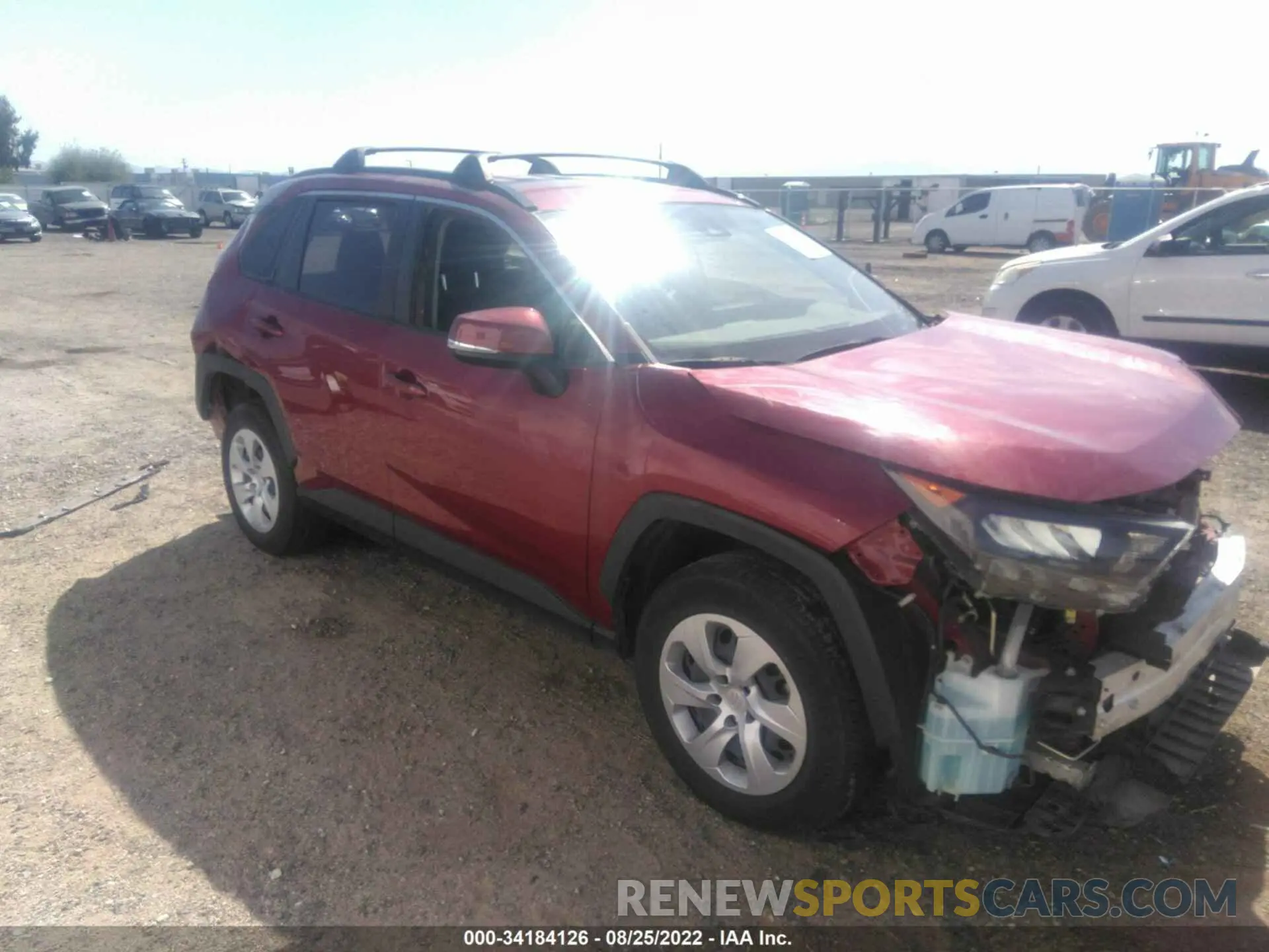 1 fotografías del automóvil dañado JTMK1RFV6KD004045 TOYOTA RAV4 2019